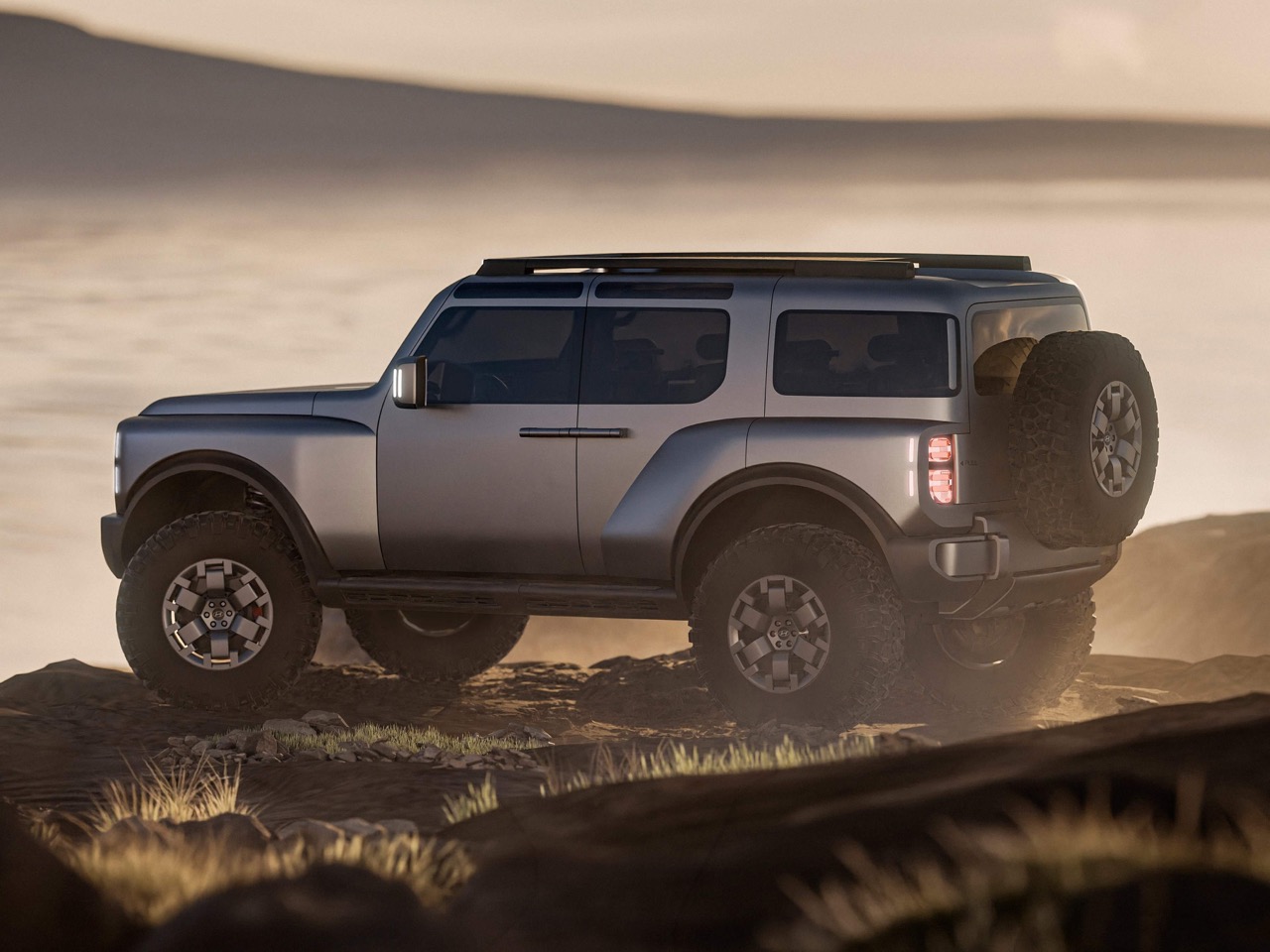 Профиль концепта Hyundai Boulder