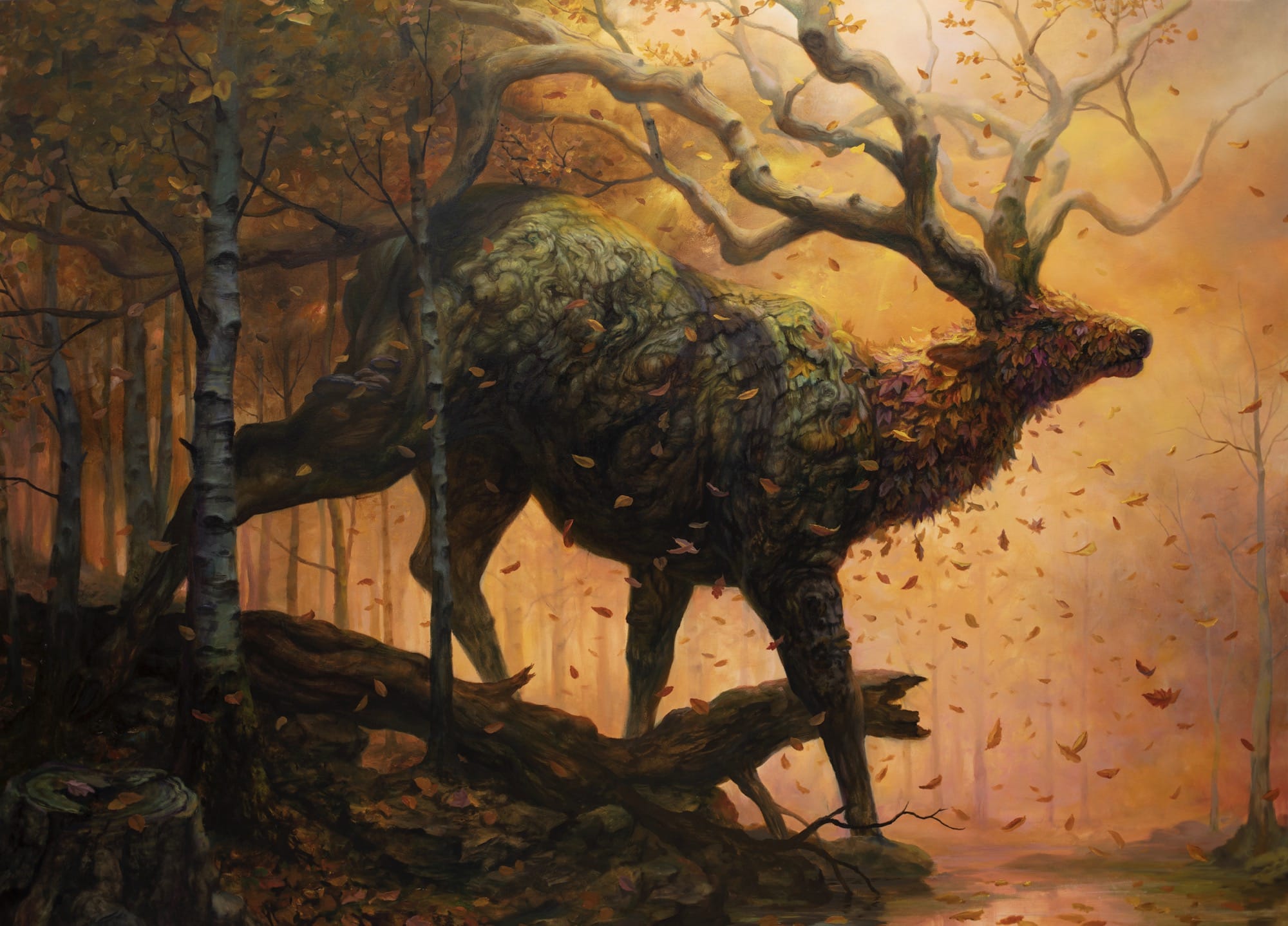 Aspect of Autumn — олень в осеннем лесу