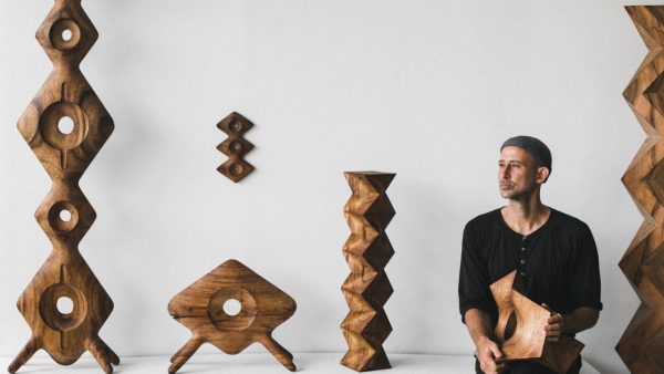 Esoteric Geometric Sculptures by Aleph Geddis Emerge from Wood