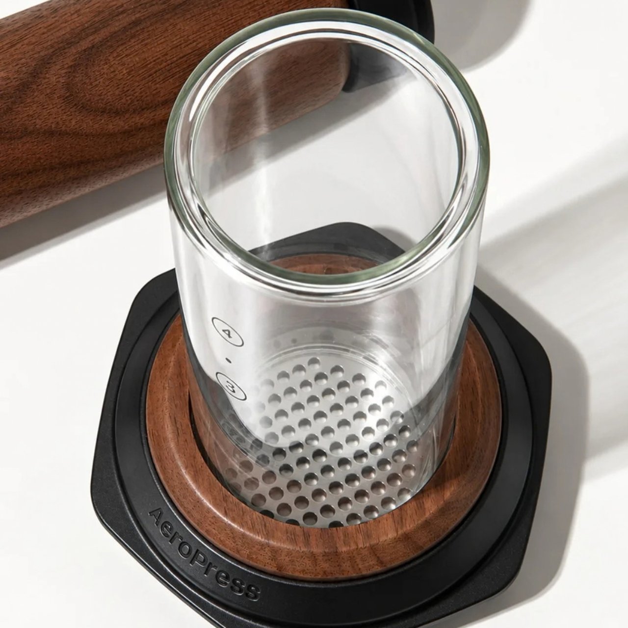 Камера AeroPress из боросиликатного стекла с двойной стенкой
