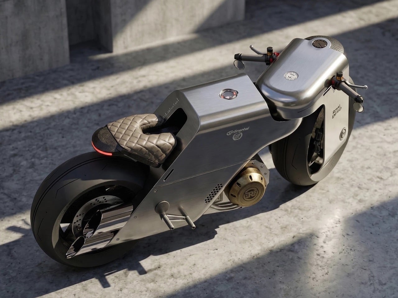 Стёганое седло и верх корпуса концепта Homage
