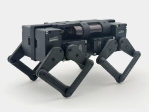 Четырёхногий робот Q8botOne с открытой конструкцией